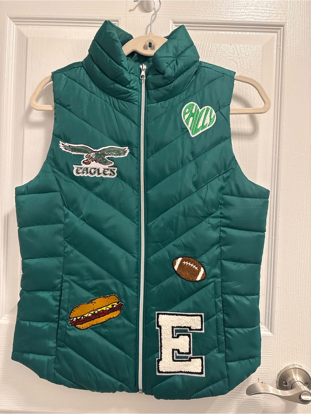 Custom Eagles Puffer Vest- Philly Inspired